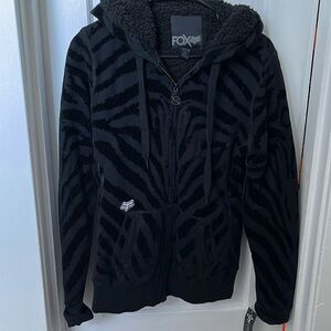 Fox lined jacket size L